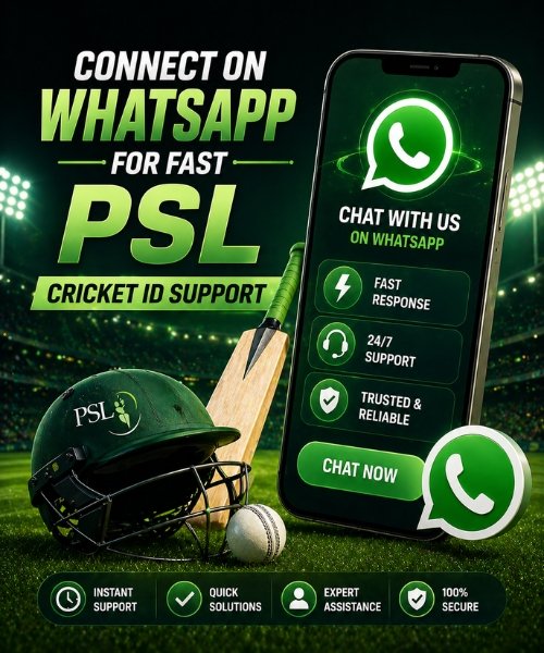 Connect on WhatsApp for Fast PSL Cricket ID Support